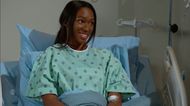 Laura didn't realize her release from the hospital could come a lot earlier on Beyond the Gates | Image: CBS